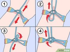 how to tie a choker around the waist with pictures on it step by step