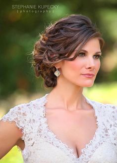 Groom Hair Styles, Wedding Hairstyles For Medium Hair, Updos For Medium Length Hair, Bridesmaid Hair Down