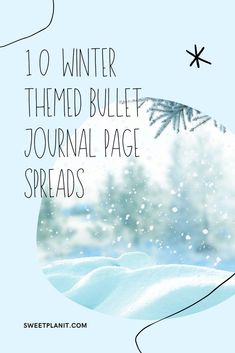 10 Winter Themed Bullet Journal Ideas and Page Spreads Bujo Snowflake Theme, Bujo Winter Theme, Winter Bullet Journal Ideas, Cute Christmas Doodles, Winter Bullet Journal, Bullet Journal Log, Winter Doodles, Christmas Bullet Journal, Planner Hacks