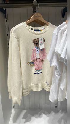 #ralphlauren #ralphlaurenteddysweater Ralph Lauren Polo Bear Outfit, Polo Bear Sweater Outfit Women, Ralph Lauren Teddy Bear Sweater Outfit, Polo Bear Sweater Outfit, Bear Sweater Outfit, Ralph Lauren Sweater Outfit, Ralph Lauren Bear Sweater Aesthetic, Ralph Lauren Sweater Women, Ralph Lauren Teddy Bear