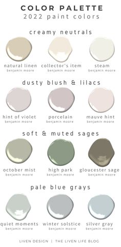 the different shades of paint that you can use in your home