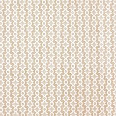 a white and beige wallpaper with circles on it