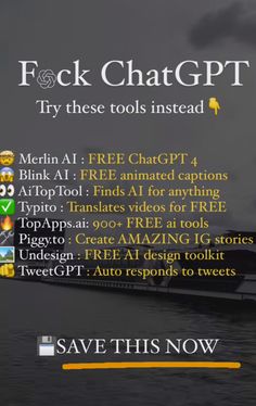 an ad for the f & k chat app with text that reads, try these tools instead