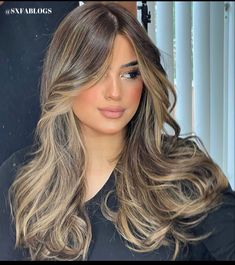 Curtain Bang Haircut, Bang Haircut Ideas, Bang Haircut, Highlights Brown Hair Balayage, Ash Blonde Hair Balayage, Light Brunette Hair, Blonde Hair With Roots, Rambut Brunette, Black Hair Balayage