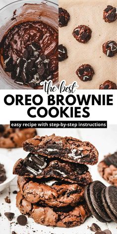 the best oreo brownie cookies easy recipe with step by step instructions