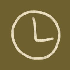 the letter l is written in white on a brown background with a circle around it