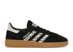 adidas Handball Spezial Black Wonder Leopard (Women's) Leopard Print Adidas, Pretty Sneakers, Adidas Handball Spezial, Adidas Handball, Preppy Shoes, Adidas Shoes Women, Adidas Spezial, Aesthetic Shoes, Swag Shoes