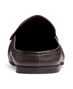 Classic Pointed Toe Synthetic Slip-ons, Synthetic Mules With Leather Lining And Round Toe, Classic Slip-on Synthetic Mules, Classic Round Toe Synthetic Mules, Classic Closed Toe Synthetic Mules, Business Mules With Round Toe For Fall, Formal Round Toe Mules With Cushioned Footbed, Formal Mules With Cushioned Footbed, Formal Slip-on Mules With Cushioned Footbed