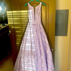 Limited Edition Spring 2017 Lavender Sherri Hill Dress! Worn Once, But Was Just Recently Cleaned At The Cleaners. Size 2. Originally Bought At Girlie Girl Boutique! Super Cute Floral Design In The Prettiest Lavender Color. Lavender Floor-length Gown For Prom, Luxury Lavender Floor-length Dress, Lavender Floor-length Wedding Dress, Lavender Bridesmaid Dresses Tulle & Chantilly, Sherri Hill Purple Dress, Sherri Hill Dress, Girlie Girl, Sherri Hill Dresses, Sherri Hill