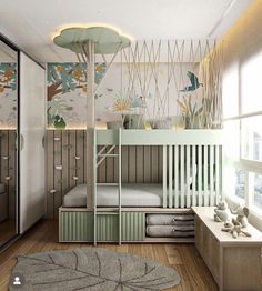 kids bedroom designs with bunk beds Children's Bedroom Ideas, Boy Toddler Bedroom, Bar Basement, Toddler Rooms, Wood Post