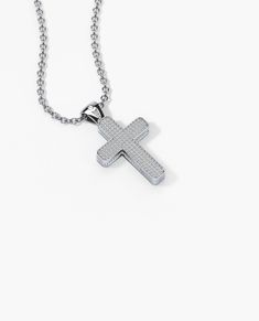 Rockford Collection’s interpretation of the timeless cross pendant features 0.90 ct natural white or black diamonds, finished with a solid 14k gold, 18k gold or platinum casing. This pendant is compatible with chains up to 2.8mm wide and is customizable with any engraving you can imagine. Chain sold separately. Pinky Signet Ring, Black Diamond Bands, Big Diamond, Black Diamond Ring, Diamond Chain, Black Diamonds, Matching Band, Band Engagement Ring, Pinky Ring