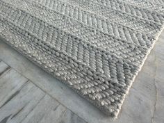 an area rug is shown on the floor