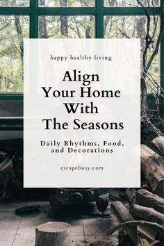 Align Your Home with Nature — Dive into seasonal living with tips for creating routines, décor, and even meals that change with the seasons! Make your home a soothing sanctuary year-round. #SeasonalHome #IntentionalLiving Home With Nature, Intuition Developing, Creating Routines, Seasonal Living, Enjoy Winter, A Simple Life, Cosy Winter, Herbal Magic, One With Nature