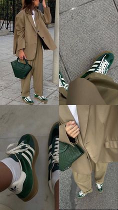 Green Reebok Shoes Outfit, Green Trainers Outfit, Colored Sneakers Outfit, Green Sambas Outfit, Green Socks Outfit, Green Gazelle Outfit, Green Gazelle Adidas Outfit, Green Samba Outfit, Green Adidas Shoes Outfit