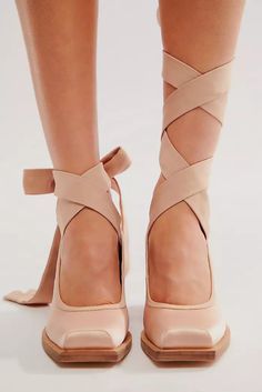 Heels, Wedges + Platforms | Free People Fall Wedding Shoes, Ballet Heels, Fairy Shoes, Ballerina Heels, Unique Heels, Chic Heels, Platform Wedge Heels, Chic Shoes, Free People Shoes