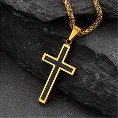 Description
The Cross symbolizes love and redemption, perfect to show your faith. Christian black enamel cross pendant necklace for men, fairly detailed and good sized. Classic cross-design, perfect to wear every day. Made of 316L stainless steel, hypoallergenic and friendly to your sensitive skin.
Perfect minimalist fashion jewelry for birthday gifts, Valentines day gifts, Christmas gifts, faith cross necklaces, and baptism gifts.  


Detail

SPU: RP20126
Collection: Religious/Christian
Brand: Love And Redemption, Cross Necklace For Men, Cross Necklace Simple, Enamel Cross, Nordic Vikings, Faith Christian, Viking Symbols, Catholic Jewelry, Norse Vikings