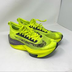 Very Good Condition Not Taking Offers Thanks. Nike Air Zoom Alphafly, Shoes Nike Air, Air Zoom, Nike Air Zoom, Shoes Nike, Men's Nike, Green Yellow, Size 13, Nike Men