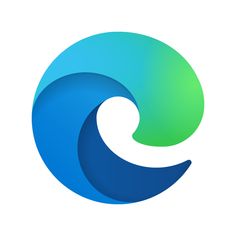 an abstract blue and green logo with the letter c in it's middle corner