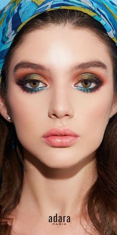 Garden Makeup, Eye Makeup Styles, Graphic Makeup, Barbie Makeup, Colorful Eye Makeup, Eye Makeup Art, Photo Makeup