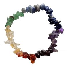 7 Chakra chip bracelet Chip Bracelet, Rainbow Gemstones, Stone Chips, Body Balance, Chakra Jewelry, 7 Chakra, Chakra Bracelet, Colored Gems, Elastic Bracelet