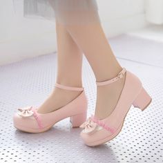 Gender: For Women Style: Fashion,KoreanOccasion: Casual,Party/Club,Office/Career,DressHeel Height: 5cmPlatform Height: 1cmSeason: Spring,Summer,Fall/Autumn,WinterPackage Contents: 1 x Shoes (Pair)Size Guide:28 = foot length 18.5-19cm 29 = foot length 19-19.5cm 30 = foot length 19.5-20cm 31 = foot length 20-20.5cm 32 = foot length 20.5-21cm33 = foot length 21-21.5cm34 = foot length 21.5-22cm (Foot width=8-8.5cm)35 = foot length 22-22.5cm (Foot width=8.5cm)36 = foot length 22.5-23cm (Foot width=8. Tie High Heels, Heels Flower, Chunky Pumps, Wedge Wedding Shoes, Heels Chunky, Flower Girl Shoes, Wedding Shoes Flats, Girls Heels, Children's Day