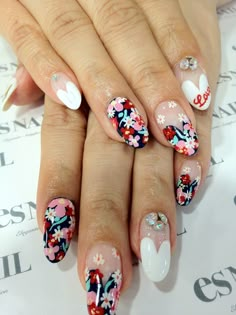 Nail Art - Nail Salon blog ~ AmebaGG daily es nail - http://yournailart.com/nail-art-nail-salon-blog-amebagg-daily-es-nail-3/ - #nails #nail_art #nails_design #nail_ ideas #nail_polish #ideas #beauty #cute #love Japan Nail Art, Asian Nail Art, Japanese Nail Design, Japan Nail, Asian Nails, Painted Nails, Amazing Nails