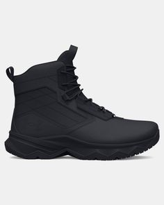 Men's UA Stellar G2 6" Side Zip Tactical Boots Military Tactical Boots, Personaje Fantasy, Tactical Shoes, Tactical Clothing, Tactical Bag, Hunting Boots, Mid Boots, Rugged Style, Tactical Boots