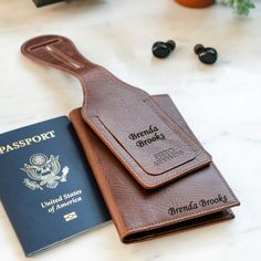 Top Grain Leather Passport Case and Card Holder with Name Tag, Hand Crafted Personalized Travel Wallet, Unisex Vintage Style Passport Cover Otto Angelino Real Leather Passport Wallet - RFID Blocking and Baggage Tag The Otto Angelino Passport Wallet is designed and crafted with the purpose of producing a product that is not only a result of top-quality leather craftsmanship but also a convenient and modern accessory that one can rely on. International travel, especially airline travel, can introduce unusual occupants to our wallets, such as passports. The Otto Angelino Passport Wallet is designed paying special attention to these items, so that one can carry all these items in one place without sacrificing the convenience of a slim wallet. The Otto Angelino Passport Wallet also comes with a Leather Card Holder With Id Window For Travel, Leather Travel Card Holder With Id Window, Leather Travel Wallets With Id Window, Baggage Tag, Leather Passport Wallet, Baggage Tags, Airline Travel, Passport Case, Modern Accessories