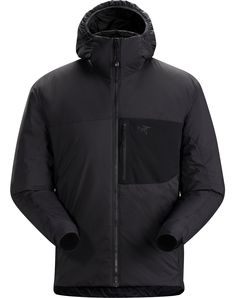 a black jacket with a hood on it