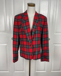 "Pendleton Wooler Mill (Pure virgin wool) Flat Measurements: Back 15\"  Chest 16.5\"  Length 23\"  Sleeve 22.5\" Please note: the pinhole on the right shoulder blade is only a surface hole. It has not punctured the lining or the filling." Scotch And Soda Women Jackets, Pendleton Jacket, Scottish Plaid, Scotch, Jackets & Coats, Jackets For Women, Bathing Beauties, Plaid, Electronic Accessories