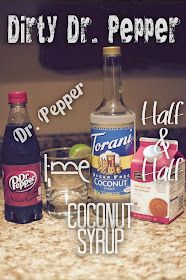 the ingredients for diy dr pepper are shown