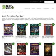 the online store is selling games and books