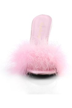 4" (10.2cm) Heel Marabou Slipper with Fur - Fit Guide: True to Size - Heel Specifications: 4" Heel - Country of Origin: Imported Feminine Core, Birthday Fit, Hyper Feminine, Birthday Fits, Shopping List Grocery, The Glow Up, Summer Dinner, Makeup Pictures, Trending Fashion