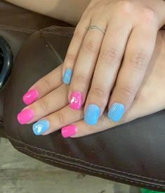 Gender Reveal Nails, Nails