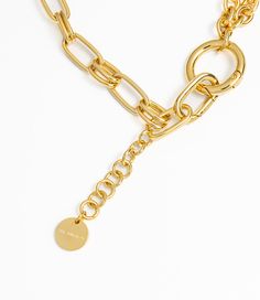 THEANIMALS™ species-fluid Multi Chain Necklace. Available in both 18ct Gold-plated brass and Rhodium. Features interlocking chain links, spring ring and screw closure. Includes extension chain and custom small logo disc. Attach any Charmes from our range. Packaged with branded dust bag and box. Metal Chain Ring With Gold Link Chain, Metal Chain Ring With Link Shape, Modern Jewelry With Oval Link Chain Strap, Gold Chain Link Ring With Adjustable Chain, Modern Gold Necklace With Chain Strap, Modern Link Necklace With Chain Strap, Modern Round Chain Necklace With Adjustable Chain, Yellow Gold Link Jewelry With Chain Strap, Adjustable Link Chain Ring In Metal