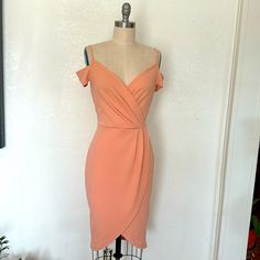 Cocktail Beautiful Dress Elegant Knee-length Apricot Dress, Apricot V-neck Party Dress, Apricot Sleeveless Midi Dress For Party, Elegant Apricot Mini Dress, Elegant Apricot Midi Length Dress, Elegant Apricot V-neck Dress, Chic Apricot Party Dress, Elegant Apricot Midi Dress, Elegant Fitted Apricot Dress