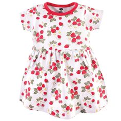 Hudson Baby cotton dresses are the perfect outfit for your little girl. Featuring adorable prints and stripes, our dresses are great outfits for special occasions because they are fashionable and comfortable for baby to wear. Our dresses are made with premium fabrics and the most convenient construction for easy on and easy off. Hudson Baby Infant and Toddler Girl Cotton Short-Sleeve Dresses 2pk, Strawberries is a great baby essentials set for your little one. Outfits For Special Occasions, Essentials Set, Great Outfits, Strawberry Dress, Hudson Baby, Special Occasion Outfits, Sleeve Dresses, Baby Essentials, Size 4t