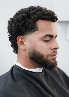 Low Taper Sides Only, Curly Haircuts For Men, Low Taper Haircut, Taper Fade Haircuts, Best Curly Haircuts, Haircut Idea, Low Taper Fade, Low Taper