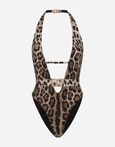 Plunging V-neck on the front and a straight back Removable belt with DG logo Matching PVC pouch Made in Italy Halter Neck Swimsuit, Dg Logo, Feminine Chic, Clothing Websites, Dolce E Gabbana, Dolce & Gabbana, One Piece Swimwear, Lace Tops, Womens Swimwear