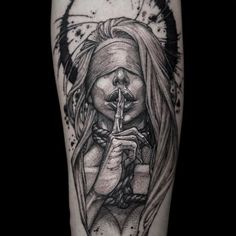 Dark Lovers Tattoo, Demon Love Tattoo, Dark Thigh Tattoos For Women, Goth Tattoo Ideas Men, Demon Tattoo Female, Skeleton Tattoos For Women, Upper Leg Tattoos Women, Side Piece Tattoos, Pet Portrait Tattoos