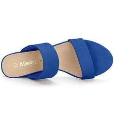 These essential summer slide sandals feature double simple straps, a mid-block heel, and work-to-weekend-to-wherever versatility. Easy to be paired with jeans or dresses for a casual look. It is great for going out with friends to complete your casual look. Faux suede vamp, more textured. Good options for parties, sweet dating, shopping, festivals, banquets, office outfits, casual wear, and daily outfits. Due to the light and screen settings difference, the color may be slightly different from t Ankle Strap Chunky Heels, Summer Slide, Back To College, Chunky High Heels, Block Heel Sandals, Chunky Heels Sandals, Open Toe Shoes, Heeled Sandal, Simple Chic