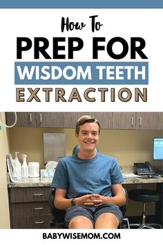 Getting your wisdom teeth removed is a simple same-day surgery. While it is a relatively simple procedure and you will recover quickly, there are still things you want to know and plan for ahead of time and many things you can do to make your recovery faster. Here are some things to be sure you prep before the surgery. How To Prep for Wisdom Teeth Extraction Wisdom Teeth Extraction, Wisdom Tooth Removal, Teeth Extraction, Swollen Face