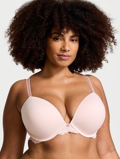 Feel it to believe it: You've never experienced this level of luxurious comfort in a Bra. With tons of innovative elements, from dreamy memory-foam padding to skin-loving Feather Soft™ microfiber, this lace-detailed push-up is destined to be your most-loved everyday essential. Discover Victoria’s Secret Dream, featuring Dream Angels with Love Cloud™ Innovation: All-new Bras revolutionized with your best fit in mind. Beauty meets comfort with superior details like pillowy Marshmallow Cloud Foam a Elegant Padded Bra By Victoria's Secret, Victoria's Secret Elegant Padded Bra, Cloud Foam, Push Up Pads, New Bra, Fit Back, Everyday Bra, Wedding Guest Dress Summer, Womens Bras