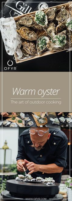 Warm Oyster with Creamy Spinach and Parmesan Creamy Spinach, Outdoor Cooking, Try It, Parmesan, Spinach, Grilling, Yummy Food