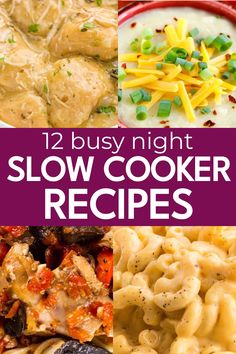 the best slow cooker recipes for busy nights