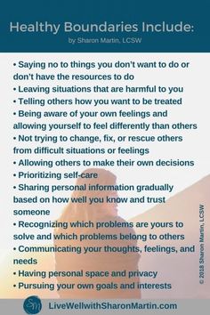 Examples of healthy boundaries. Boundaries help reduce feeling overwhelmed. Setting Boundaries Quotes, Sharon Martin, Boundaries Quotes, Quotes Thoughts, Saying No, Healthy Boundaries, Setting Boundaries, Mental And Emotional Health, Health Info