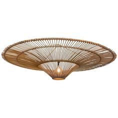 an image of a light fixture made out of bamboo