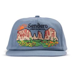 Desert Bloom Hat – Sendero Provisions Co. Artist Merch, Blue Desert, Mountain Trip, Trip Outfit, Desert Bloom, Orange Carpet, Hand Sticker, Shopping Clothes, Brown Hats