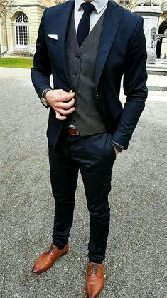 Wedding Suits Men Blue, Wedding Suits Men Grey, Navy Slim Fit Suit, Wedding Suits Men Black, Stil Masculin, Mode Costume, Designer Suits For Men, Mens Fashion Rugged