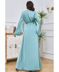 Get 10% off now! Buy modest long sleeves women muslim abaya party dress with sash at cheap price online. Free stable shipping and pro custom service since 2009. Elegant Solid Color Dresses For Eid, Solid Long Sleeve Maxi Dress For Eid, Eid Satin Maxi Dress, Wedding Dresses For Eid, Elegant Belted Abaya, Satin Floor-length Abaya For Eid, Elegant Long Sleeve Maxi Dress For Eid, Solid Long Sleeve Dresses For Eid, Formal Long Sleeve Maxi Dress For Eid